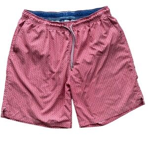 Peter Millar Seaside Collection Swim Trunks Shorts Crown Print XL